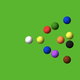 Illustration for article titled Heres what a mathematically perfect centered pool break looks like